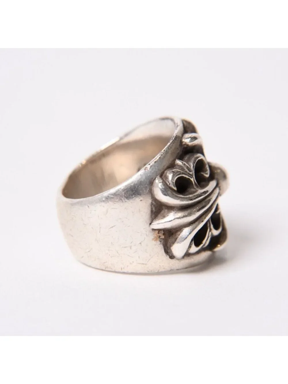 Chrome Hearts Keeper Ring 925 Sterling Silver